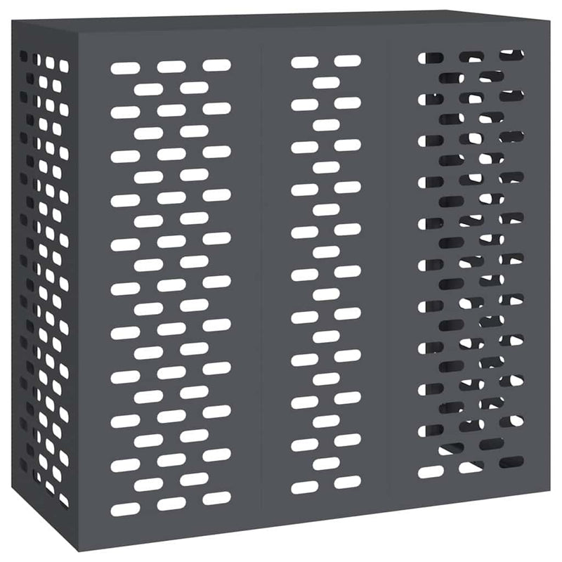Load image into Gallery viewer, Vidaxl airconditioner hoes antraciet 110 x 50 x 105 cm staal
