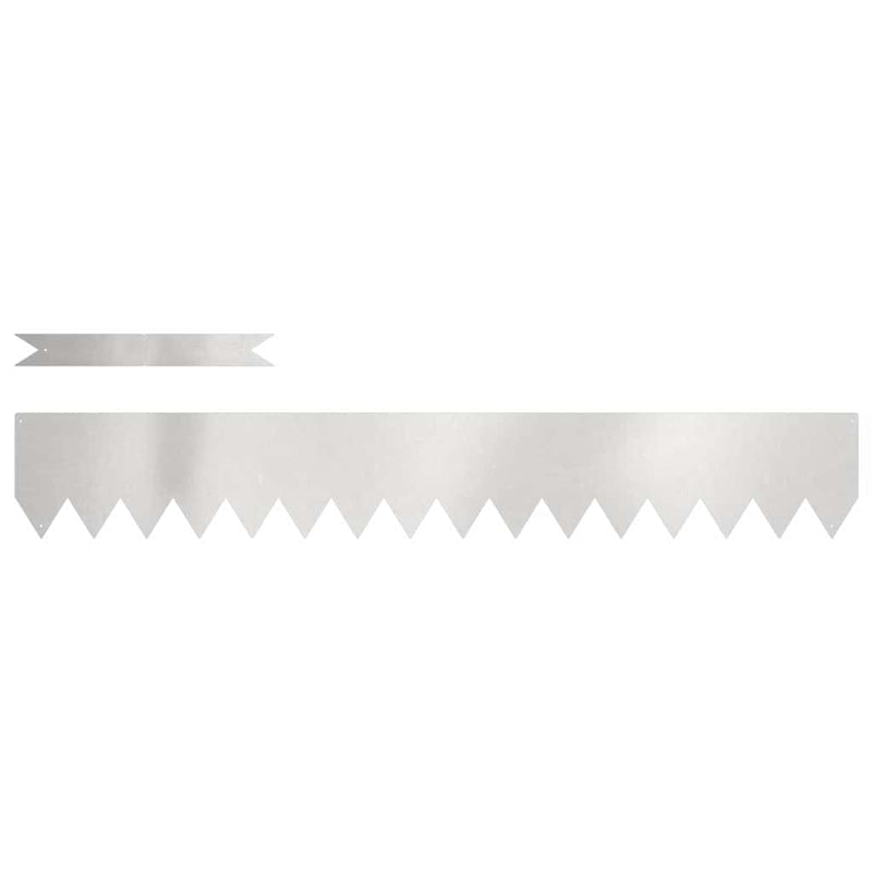 Load image into Gallery viewer, Vidaxl tuinrand 20 pcs zilver 100 x 0.05 x 20 cm roestvrij staal
