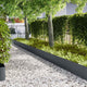 Vidaxl tuinrand 10 pcs antraciet 100 x 0.05 x 20 cm koudgewalst staal