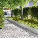 Vidaxl tuinrand 10 pcs zilver 100 x 0.05 x 20 cm gegalvaniseerd staal