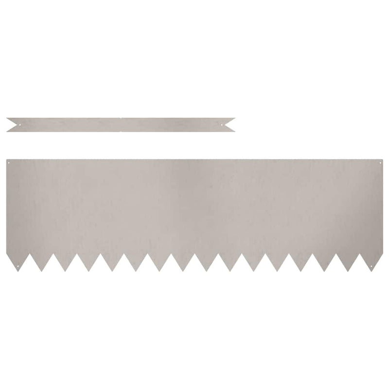 Load image into Gallery viewer, Vidaxl tuinrand 10 pcs bruin 100 x 0.05 x 20 cm cortenstaal

