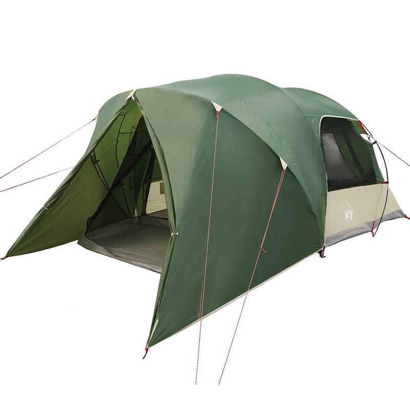 Load image into Gallery viewer, Vidaxl koepeltent met afneembare regenhoes groen 455 x 252 x 178 cm
