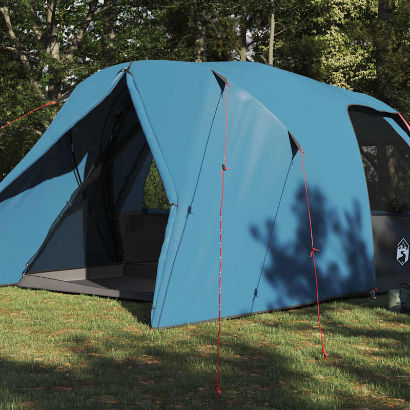 Load image into Gallery viewer, Vidaxl koepeltent met dak met opslag blauw 500 x 314 x 206 cm
