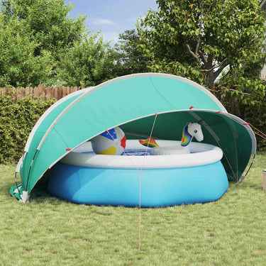 Vidaxl pooldome blauw 472 x 460 x 229 cm 185t polyester met pu-coating