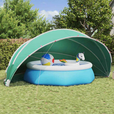 Vidaxl pooldome blauw 546 x 516 x 250 cm 185t polyester met pu-coating