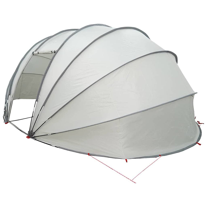 Load image into Gallery viewer, Vidaxl zwembad tent koepel grijs 538 x 440 x 204 cm
