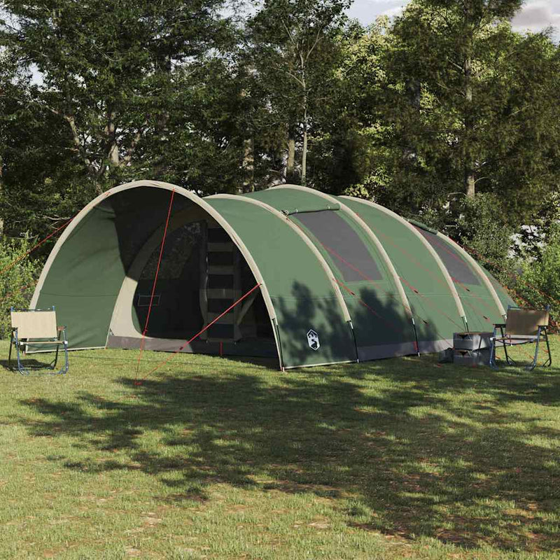 Load image into Gallery viewer, Vidaxl tunneltent met dak met opslag groen 710 x 460 x 245 cm
