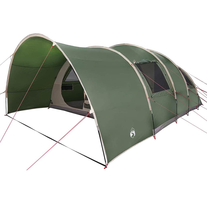 Load image into Gallery viewer, Vidaxl tunneltent met dak met opslag groen 710 x 460 x 245 cm
