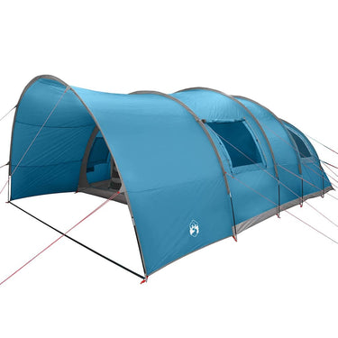 Vidaxl tunneltent met dak met opslag blauw 710 x 460 x 245 cm