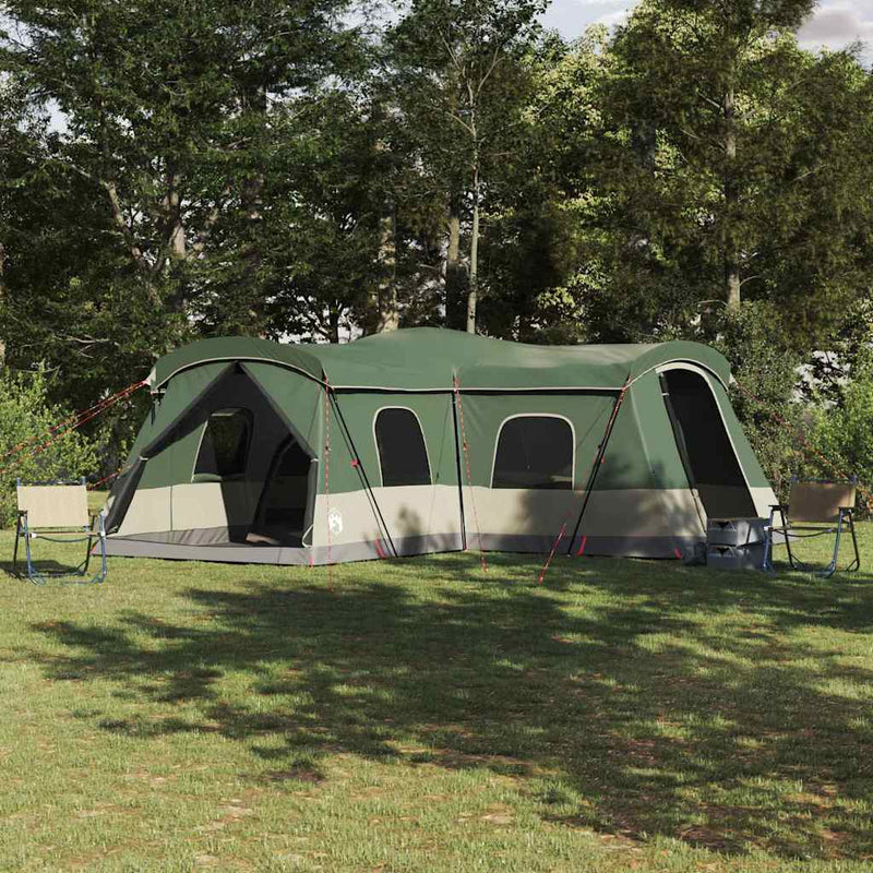 Load image into Gallery viewer, Vidaxl tent groen 680 x 510 x 210 cm 185t polyester met pu coating
