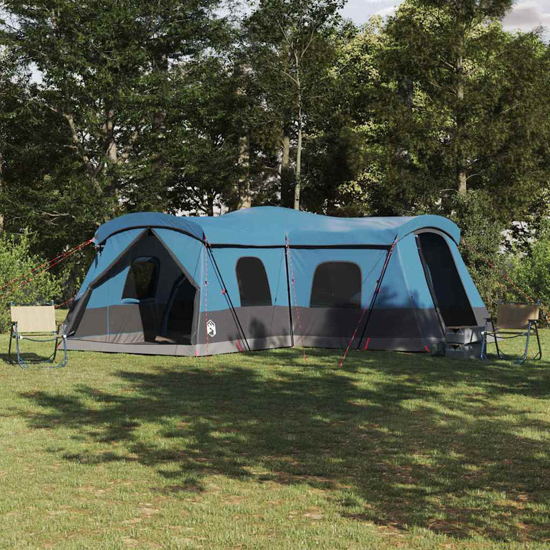 Load image into Gallery viewer, Vidaxl tent blauw 680 x 510 x 210 cm 185t polyester met pu coating
