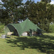 Vidaxl teepee tent met dak groen en grijs 600 x 600 x 347 cm