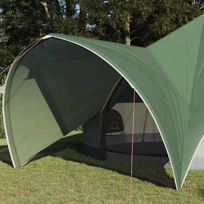 Load image into Gallery viewer, Vidaxl teepee tent met dak groen en grijs 600 x 600 x 347 cm

