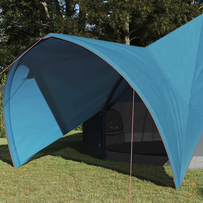 Load image into Gallery viewer, Vidaxl teepee tent met dak blauw en grijs 600 x 600 x 347 cm
