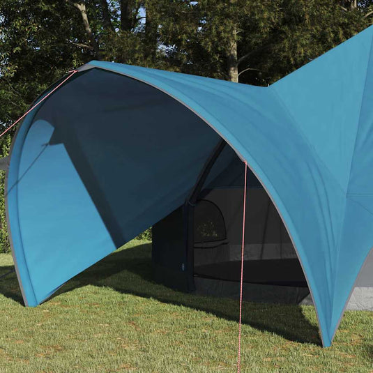 Vidaxl teepee tent met dak blauw en grijs 600 x 600 x 347 cm
