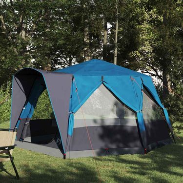 Vidaxl huisje tent met dak blauw en grijs 333 x 317 x 194 cm
