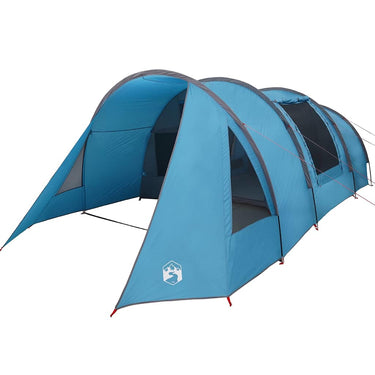 Vidaxl tunneltent met dak met opslag blauw en grijs 778 x 356 x 210 cm