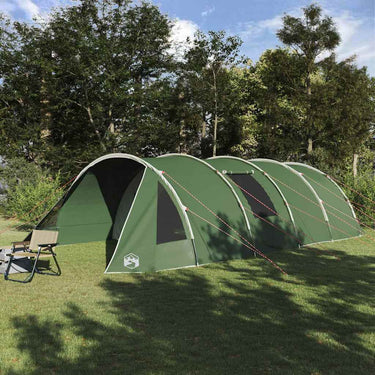 Vidaxl tunneltent met dak met opslag groen en wit 778 x 356 x 210 cm