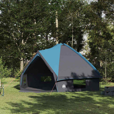 Vidaxl teepee tent met dak blauw en grijs 490 x 410 x 210 cm