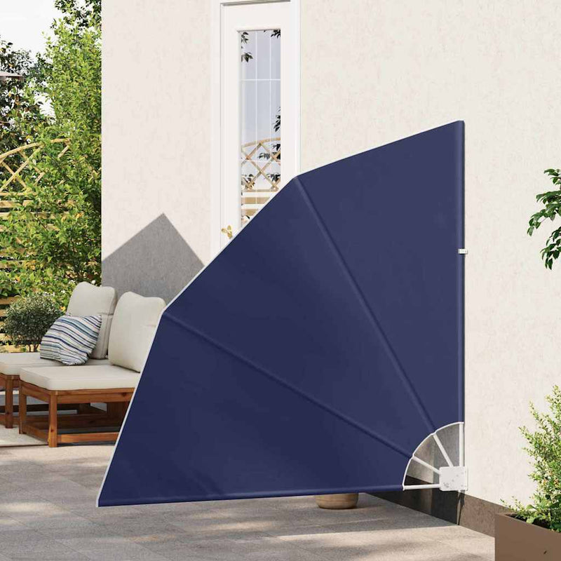 Load image into Gallery viewer, Vidaxl balkon privacy scherm marineblauw 140 x 140 cm polyester
