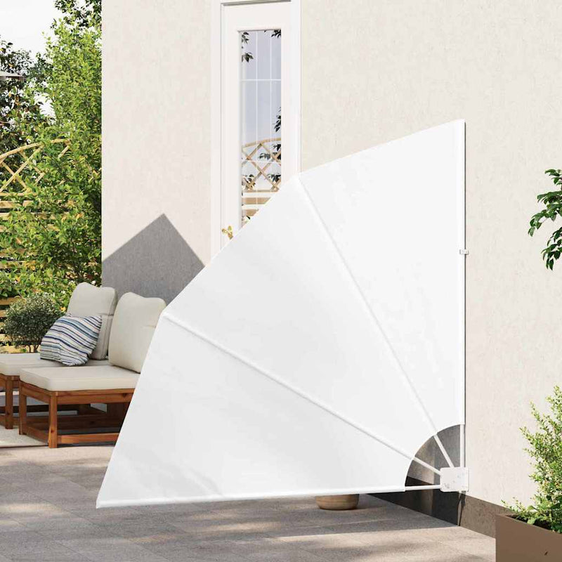 Load image into Gallery viewer, Vidaxl balkon privacy scherm wit 140 x 140 cm polyester

