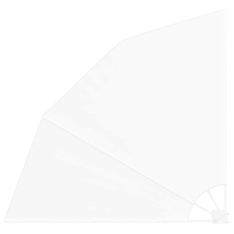 Load image into Gallery viewer, Vidaxl balkon privacy scherm wit 140 x 140 cm polyester
