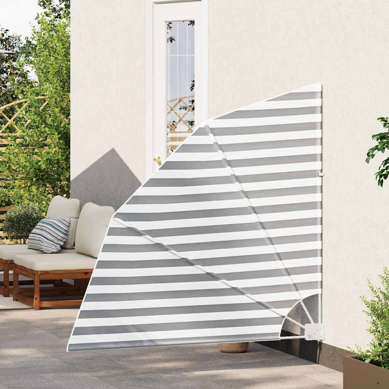 Load image into Gallery viewer, Vidaxl balkon privacy scherm antraciet en wit 140 x 140 cm polyester
