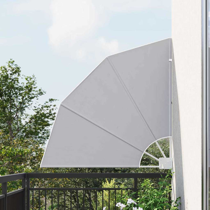 Load image into Gallery viewer, Vidaxl balkon privacy scherm grijs 115 x 115 cm polyester
