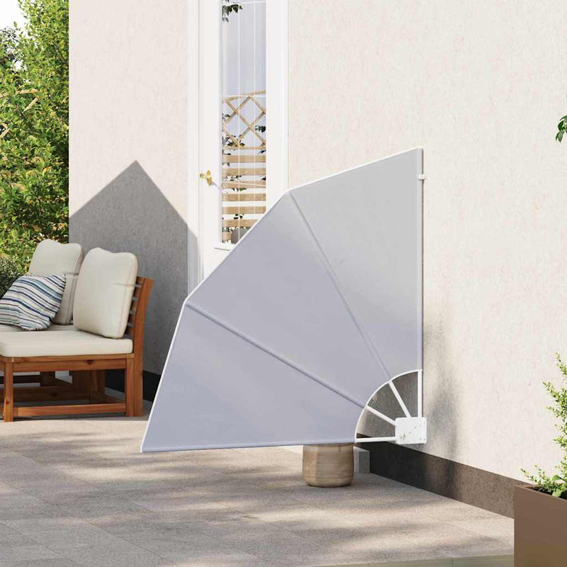 Load image into Gallery viewer, Vidaxl balkon privacy scherm grijs 115 x 115 cm polyester
