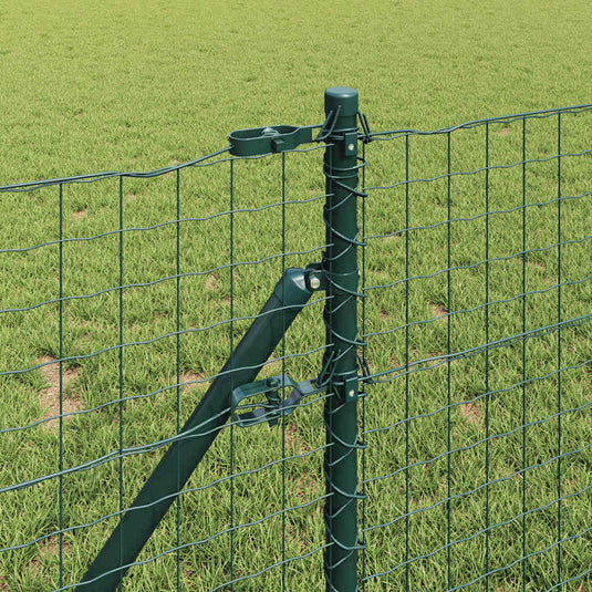 Vidaxl afrasteringspaal 13 pcs groen staal