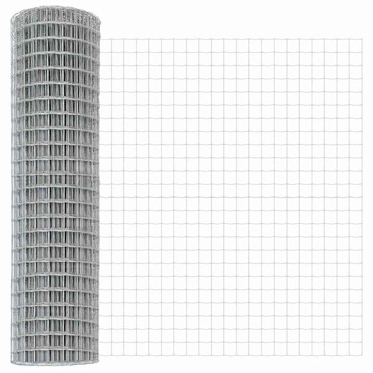 Vidaxl euro hek 1,2 x 10 m pvc-gecoat ijzer