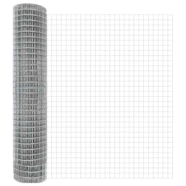 Vidaxl euro hek 1,5 x 10 m pvc-gecoat ijzer