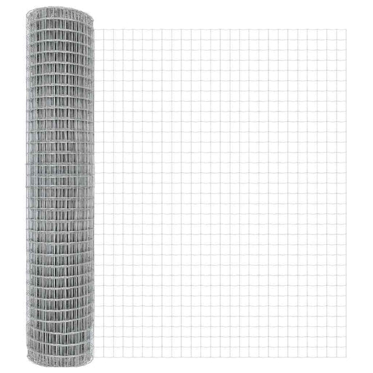 Vidaxl euro hek 1,5 x 10 m pvc-gecoat ijzer
