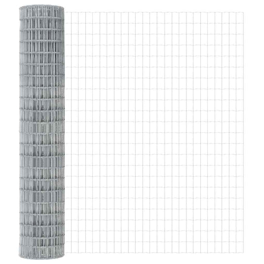 Vidaxl euro hek 1,6 x 10 m pvc-gecoat ijzer