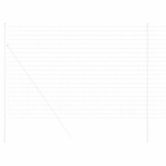 Vidaxl euro hek 1,6 x 10 m pvc-gecoat ijzer