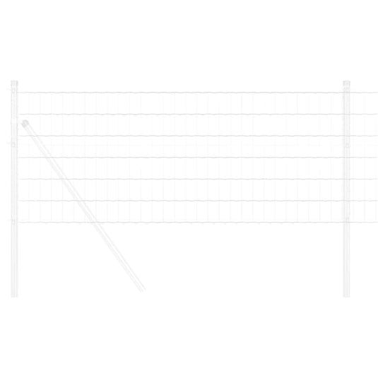 Vidaxl euro hek 0,6 x 10 m pvc-gecoat ijzer