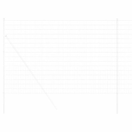 Vidaxl euro hek 1,5 x 10 m pvc-gecoat ijzer