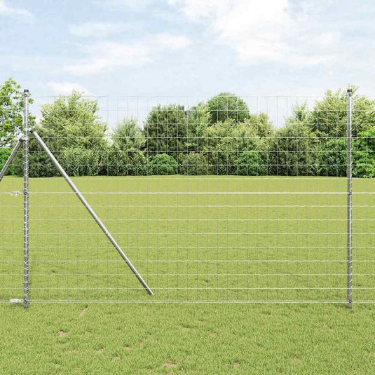 Vidaxl euro hek 1,6 x 10 m pvc-gecoat ijzer
