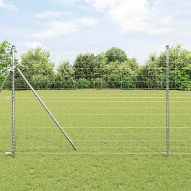 Vidaxl euro hek 1,5 x 10 m pvc-gecoat ijzer