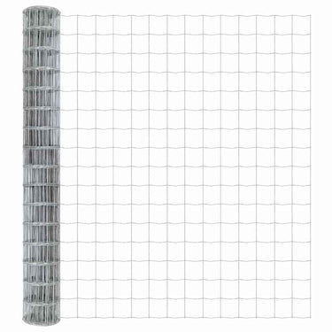 Vidaxl euro hek 1,5 x 10 m pvc-gecoat ijzer