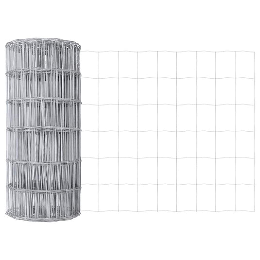 Vidaxl euro hek 0,8 x 25 m pvc-gecoat ijzer