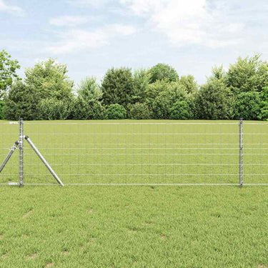 Vidaxl euro hek 1,2 x 25 m pvc-gecoat ijzer