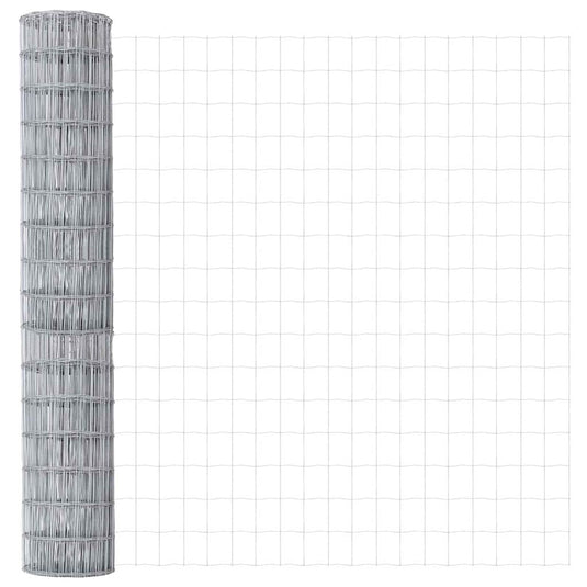 Vidaxl euro hek 1,6 x 10 m pvc-gecoat ijzer