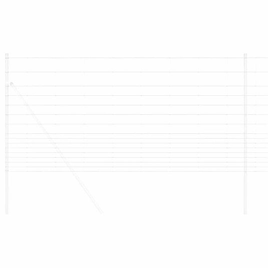 Vidaxl wilde hek warm verzinkt 1000 x 120 x 0,18 cm ijzer