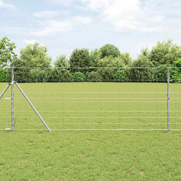 Vidaxl weidehekwerk zilver 25 x 1 m gegalvaniseerd staal