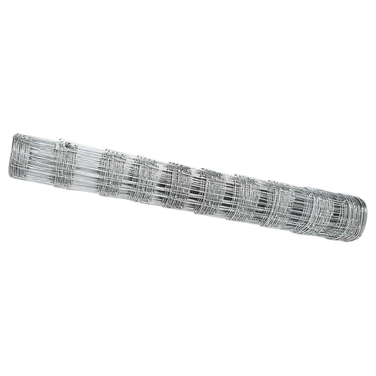 Vidaxl weidehekwerk zilver 25 x 1 m gegalvaniseerd staal