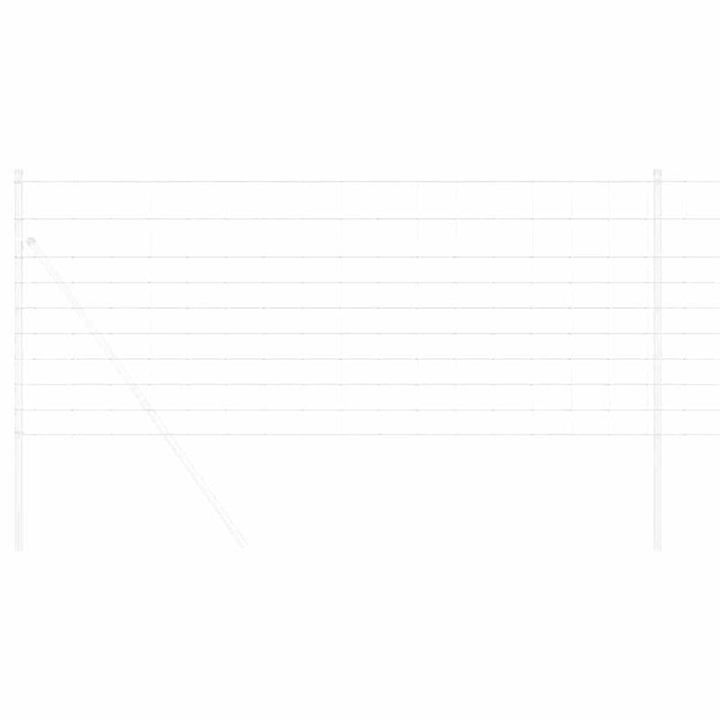 Load image into Gallery viewer, Vidaxl weidehekwerk zilver 25 x 1 m gegalvaniseerd staal
