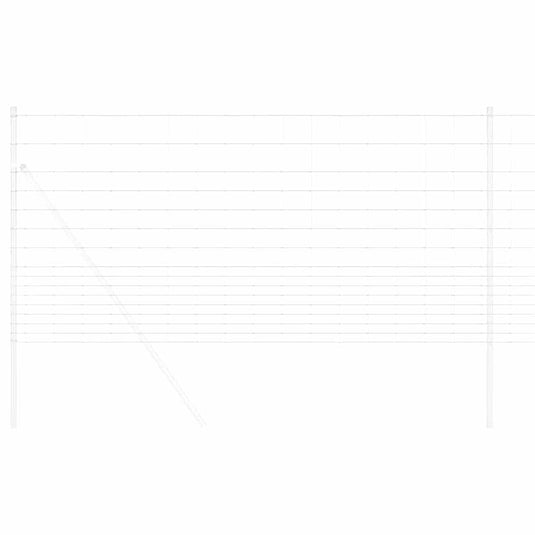Vidaxl weidehekwerk zilver 25 x 1,2 m gegalvaniseerd staal