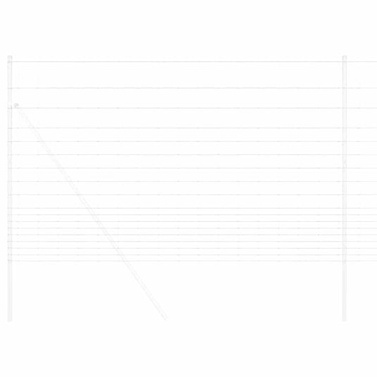 Vidaxl weidehekwerk zilver 25 x 1,5 m gegalvaniseerd staal