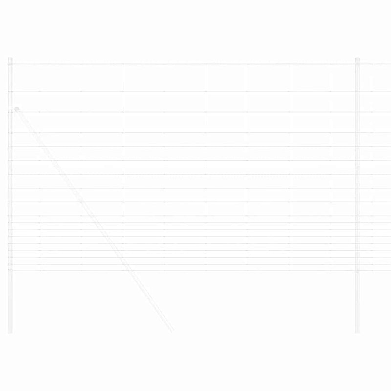 Load image into Gallery viewer, Vidaxl weidehekwerk zilver 25 x 1,5 m gegalvaniseerd staal
